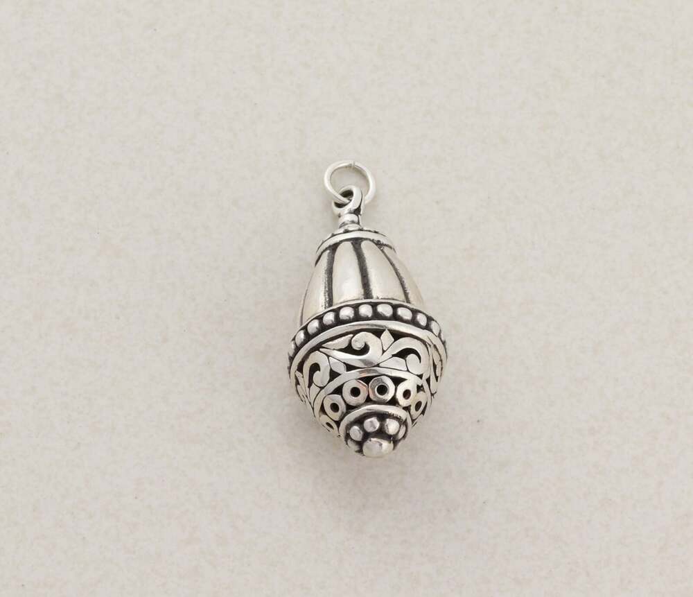 Pendant Only Sterling Silver Pendant 1 3/4" x 3/4"
